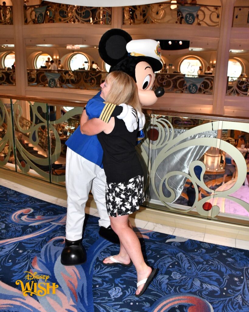 Mickey Mouse Character Meet and Greet on the Disney WISH